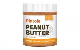 Pintola Peanut Butter Classic Crunchy  Plastic Jar  350 grams